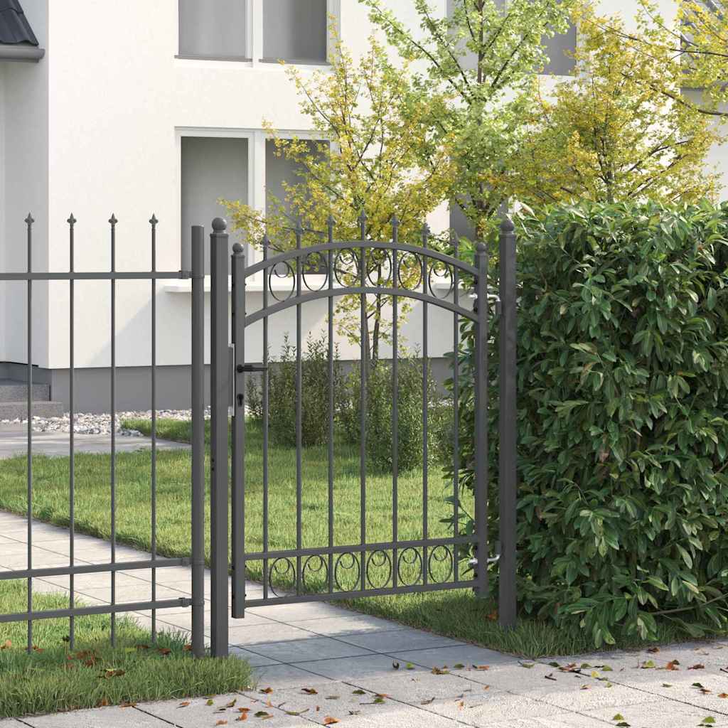 Cancello della recinzione con punte EMMEN 150 x 100 cm | homemem39