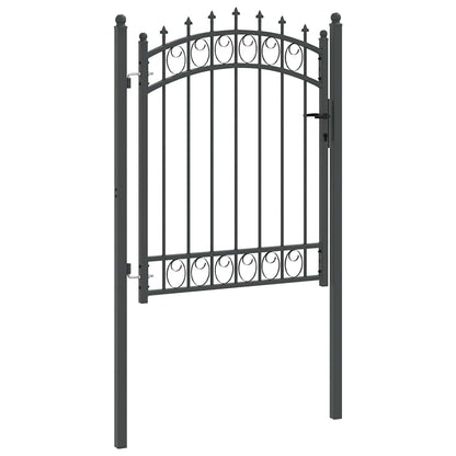 Cancello della recinzione con punte EMMEN 150 x 100 cm | homemem39