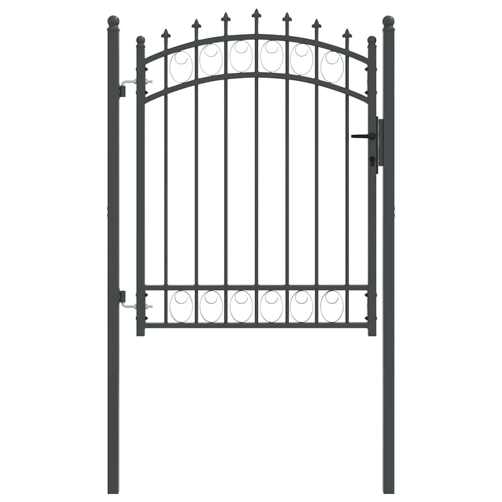 Cancello della recinzione con punte EMMEN 150 x 100 cm | homemem39