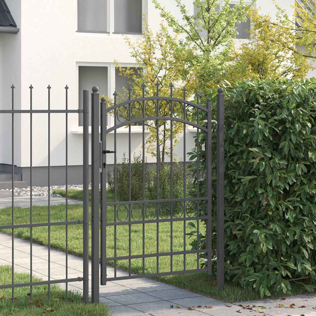 Cancello della recinzione con punte EMMEN 170 x 100 cm | homemem39