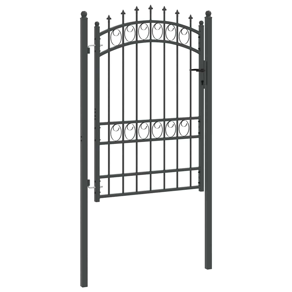 Cancello della recinzione con punte EMMEN 170 x 100 cm | homemem39