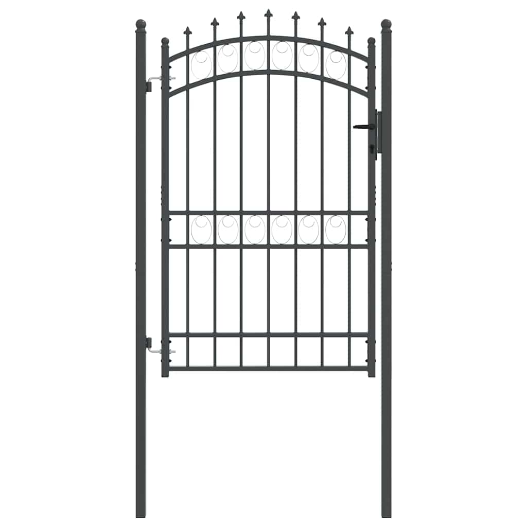 Cancello della recinzione con punte EMMEN 200 x 100 cm | homemem39