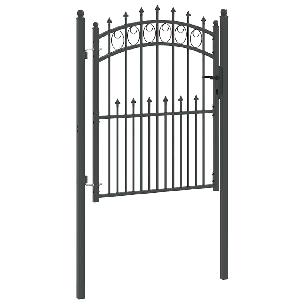 Cancello della recinzione con punte EMMEN 150 x 100 cm | homemem39