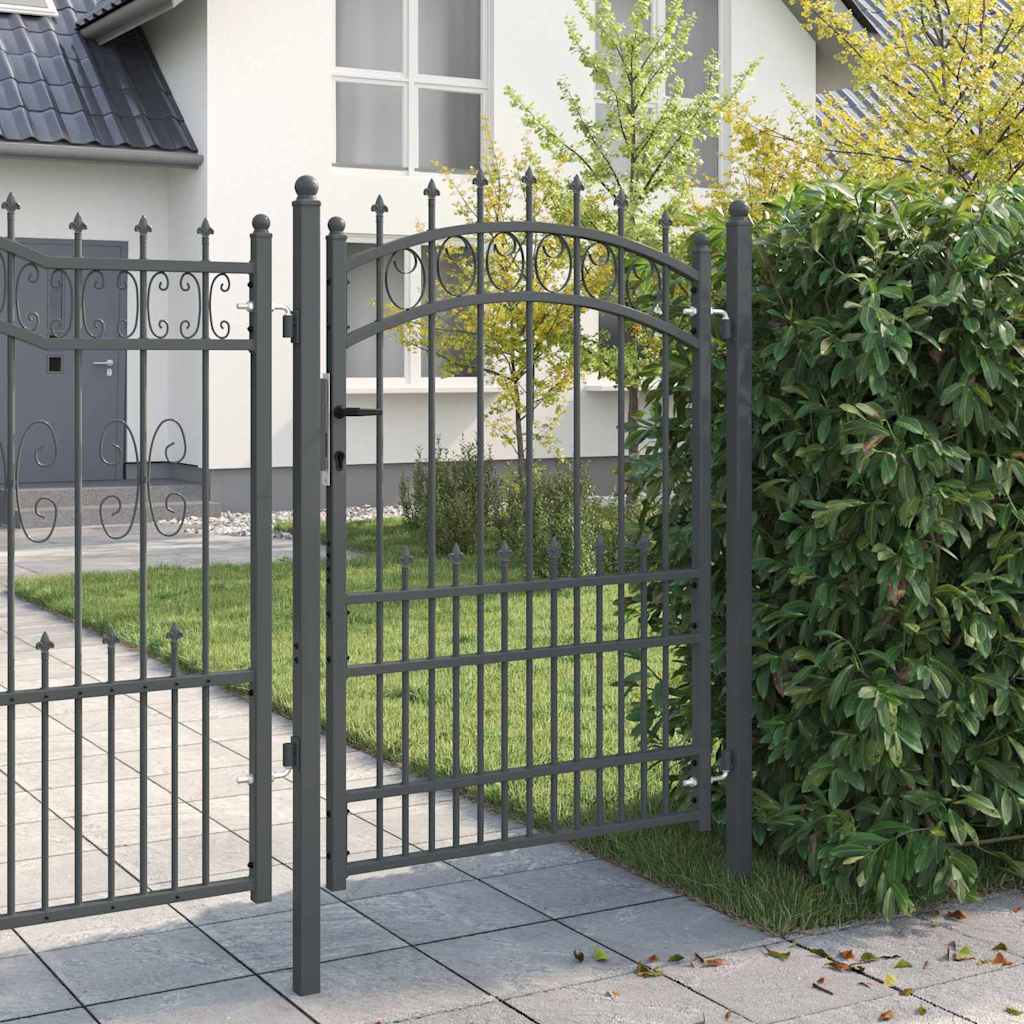 Cancello della recinzione con punte EMMEN 170 x 100 cm | homemem39