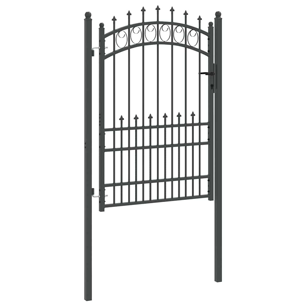 Cancello della recinzione con punte EMMEN 170 x 100 cm | homemem39