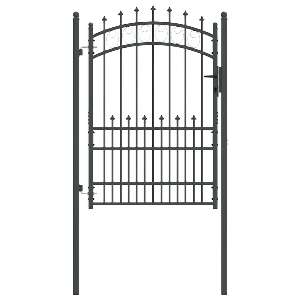Cancello della recinzione con punte EMMEN 170 x 100 cm | homemem39