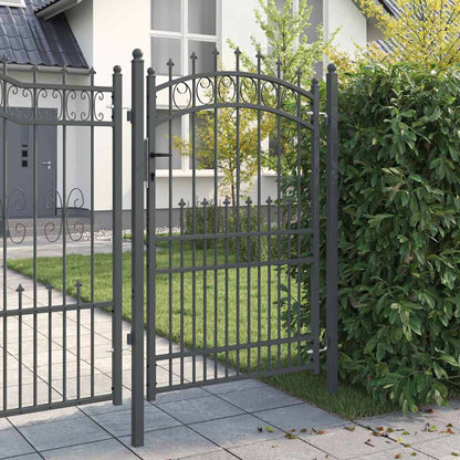Cancello della recinzione con punte EMMEN 200 x 100 cm | homemem39