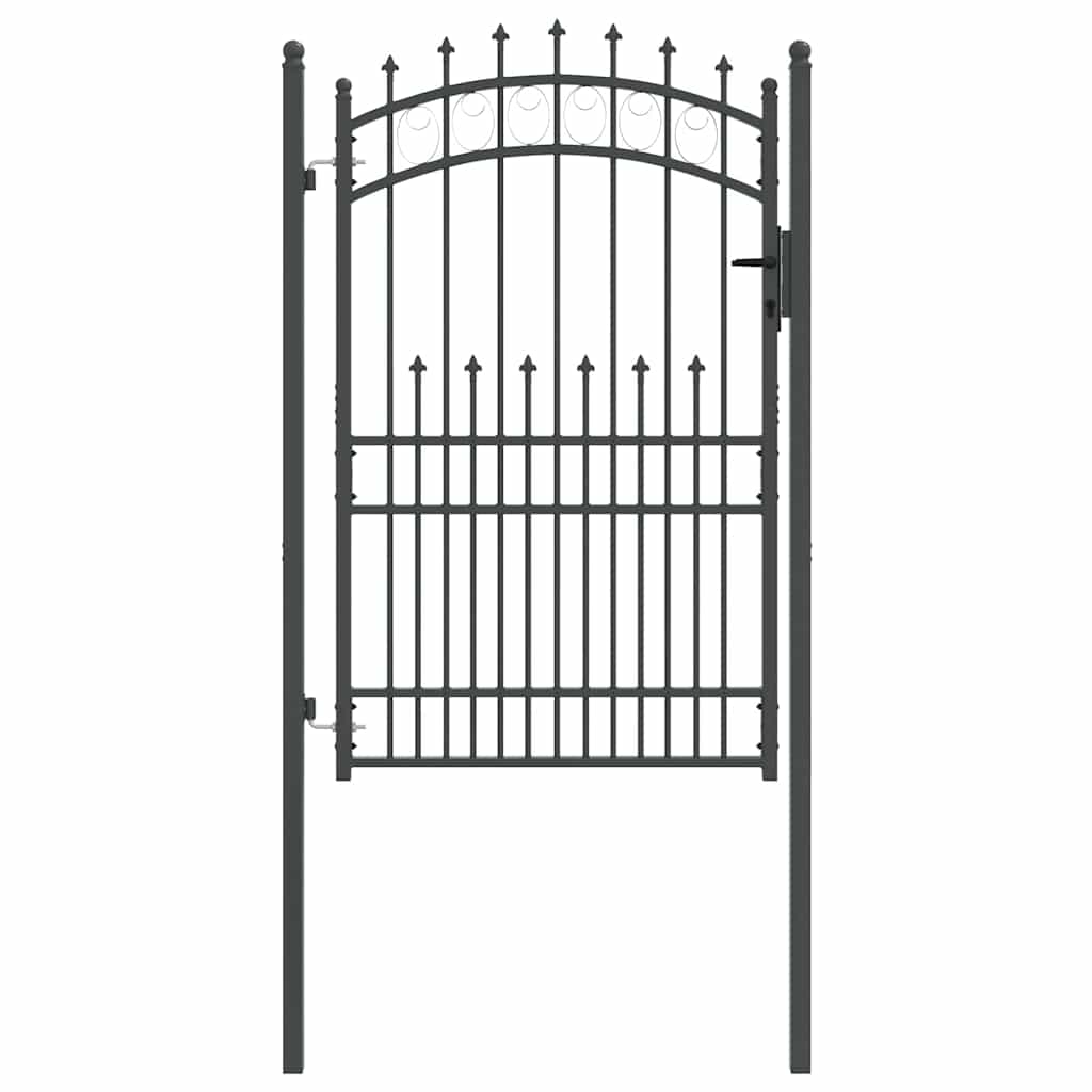 Cancello della recinzione con punte EMMEN 200 x 100 cm | homemem39