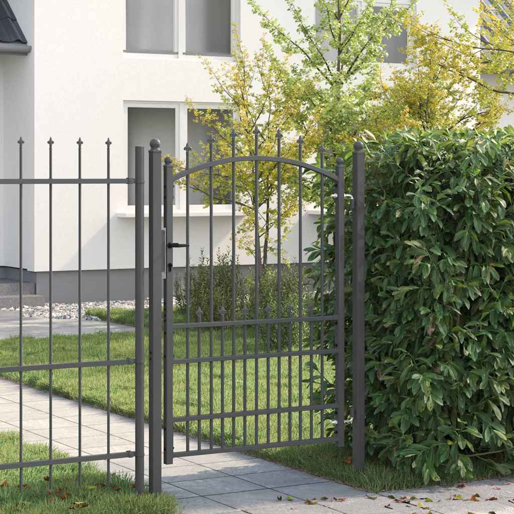 Cancello della recinzione con punte EMMEN 170 x 100 cm | homemem39