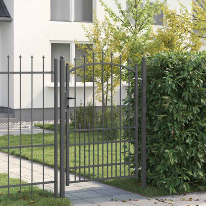 Cancello della recinzione con punte EMMEN 170 x 100 cm | homemem39
