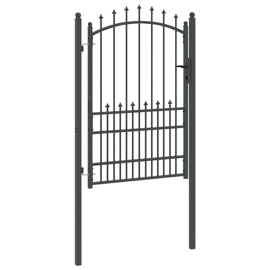Cancello della recinzione con punte EMMEN 170 x 100 cm | homemem39