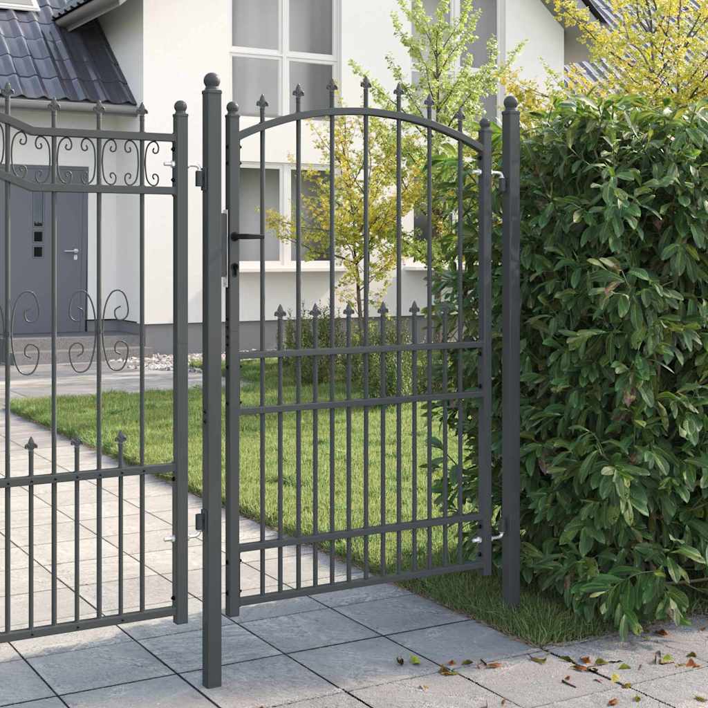 Cancello della recinzione con punte EMMEN 200 x 100 cm | homemem39