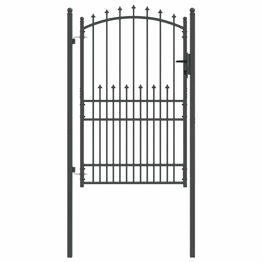 Cancello della recinzione con punte EMMEN 200 x 100 cm | homemem39