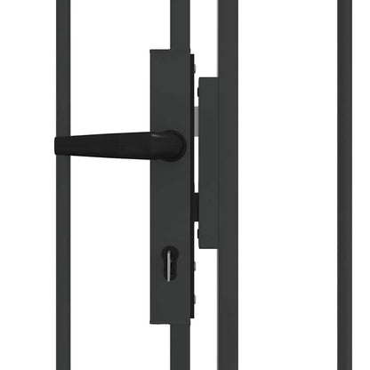 Cancello per recinzione ASSEN 301 x 175,5 cm Acciaio Grigio | homemem39