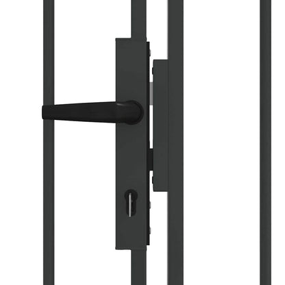 Cancello per recinzione ASSEN 401 x 200 cm Acciaio Grigio | homemem39