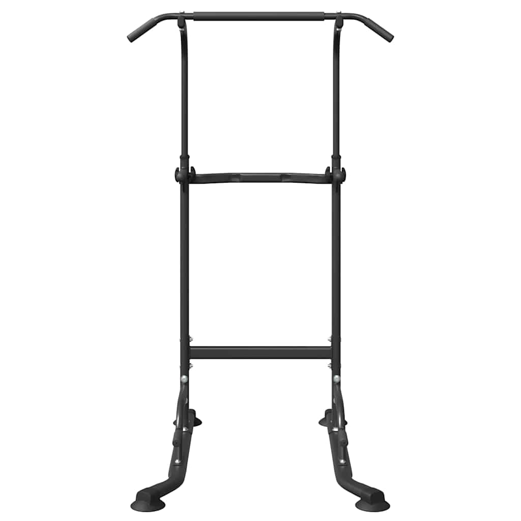 Stazione per dips della torre di potenza Nero 102 x 95 x 210 cm