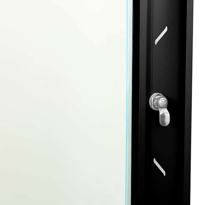 Armadietto di rete Nero 60 x 60 x 50 cm Acciaio