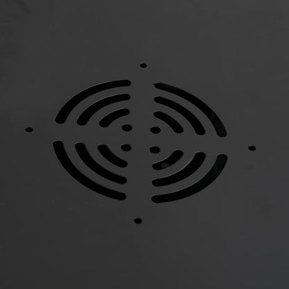 Armadietto di rete Nero 60 x 60 x 50 cm Acciaio