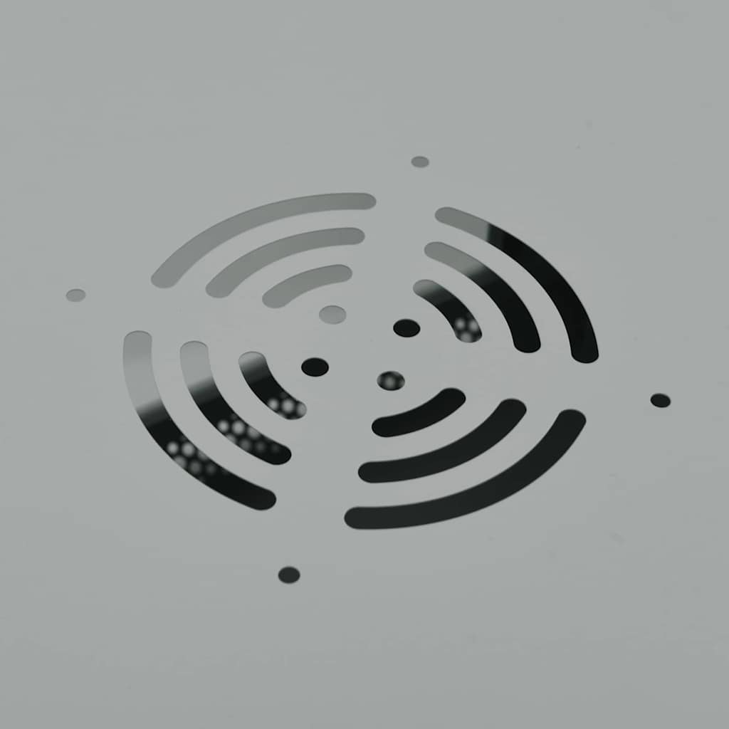 Armadietto di rete Grigio 60 x 45 x 65 cm Acciaio