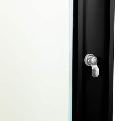 Armadietto di rete Nero 53 x 35 x 21 cm Acciaio