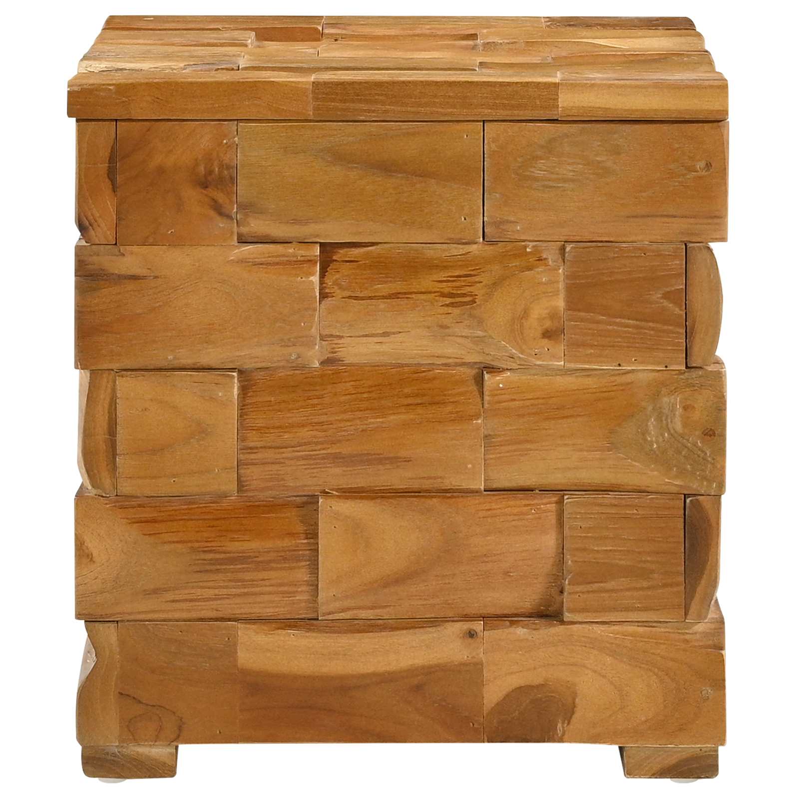Sgabello per Riporre Marrone 40 x 40 x 45 cm | homemem39