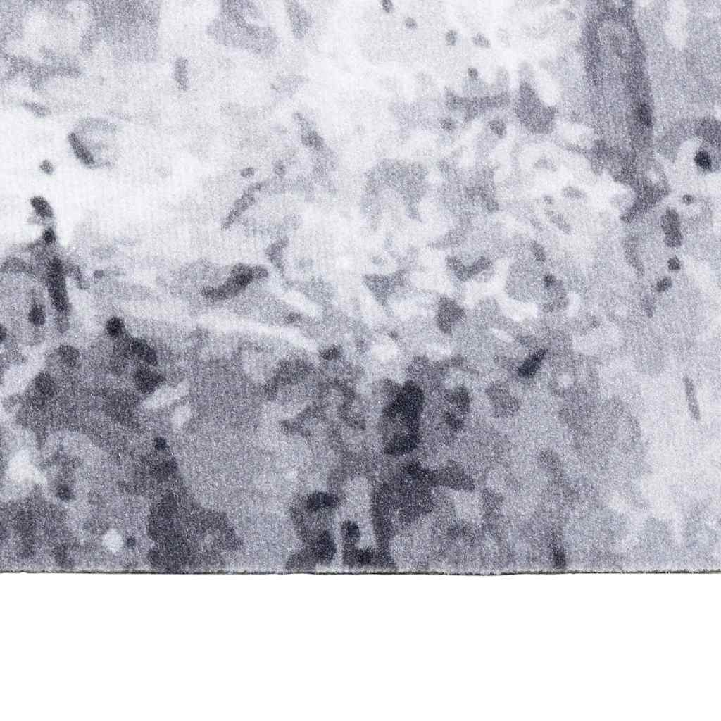 Tappeto da Cucina Grigio 150 x 45 cm Velluto