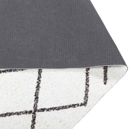 Tappeto da Cucina Bianco 180 x 60 cm Velluto | homemem39