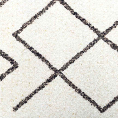 Tappeto da Cucina Bianco 180 x 60 cm Velluto | homemem39