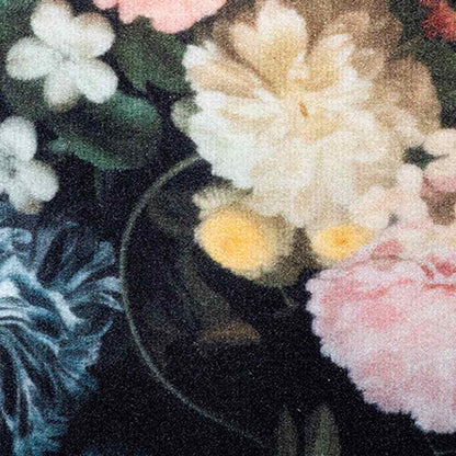 Tappeto da Cucina Nero 150 x 45 cm Velluto | homemem39