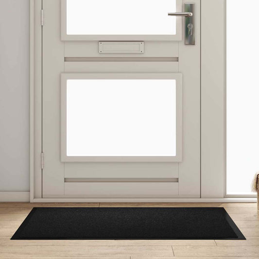 Tappetino Nero 60 x 40 x 1.2 cm Tessuto Teddy