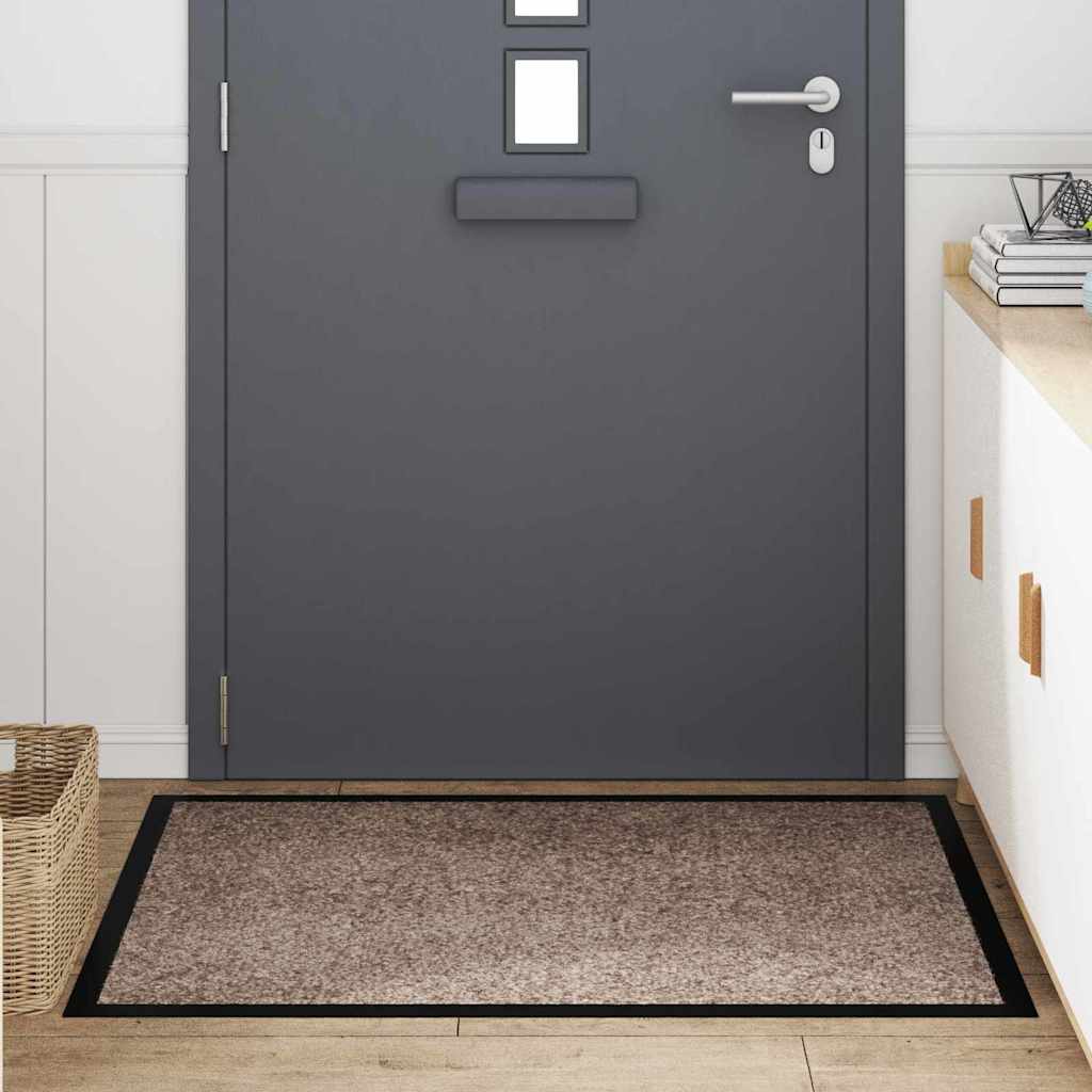 Tappetino Beige 60 x 40 x 1.2 cm Tessuto Teddy