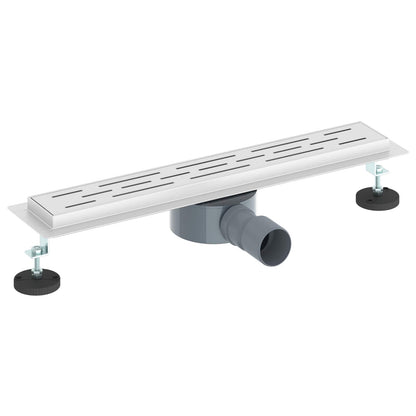 Scarico doccia con copertura in vetro e sifone a 360° 50 cm | homemem39