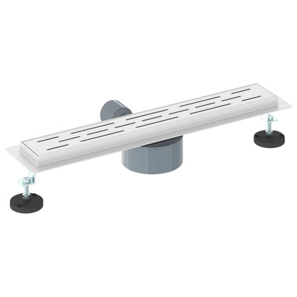 Scarico doccia con copertura in vetro e sifone a 360° 50 cm