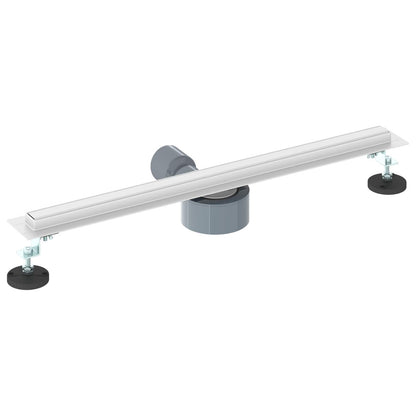 Scolascale per doccia a 360° con modello slim Argento 60 cm