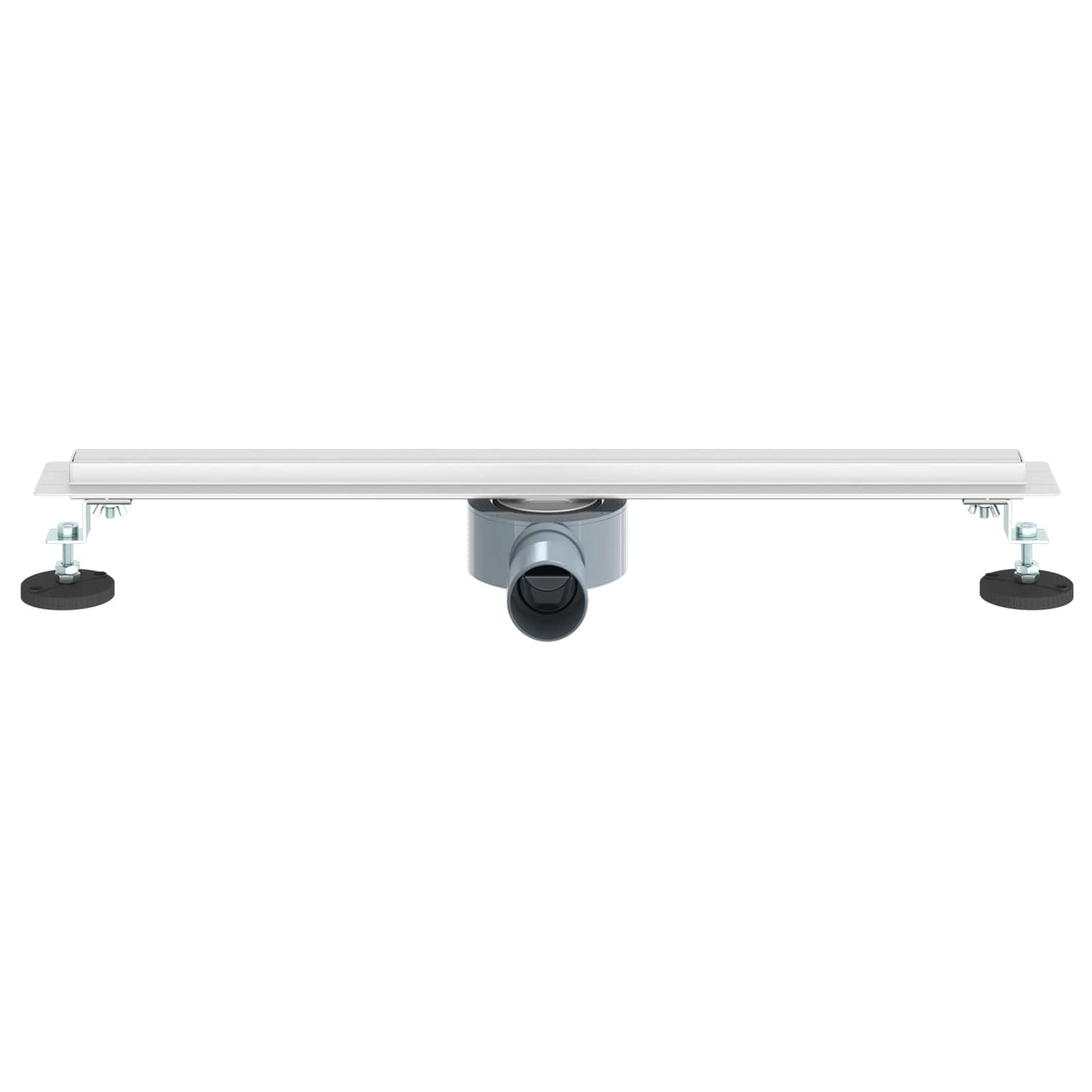 Scolascale per doccia a 360° con modello slim Argento 60 cm
