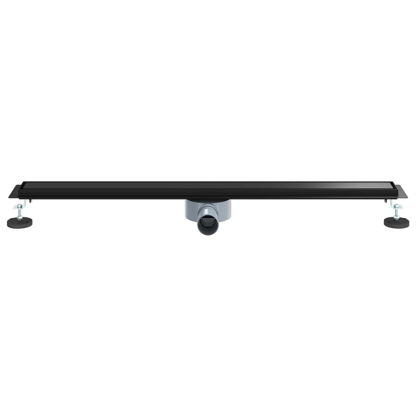 Scarico doccia 2-in-1 con sifone a 360° Nero 90 cm