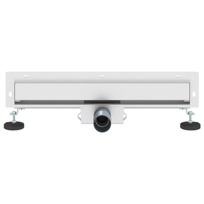 Scarico Doccia da Parete Argento 50 cm Acciaio Inox 304