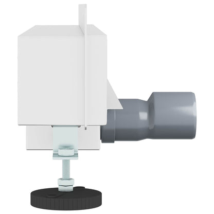 Scarico Doccia da Parete Argento 50 cm Acciaio Inox 304