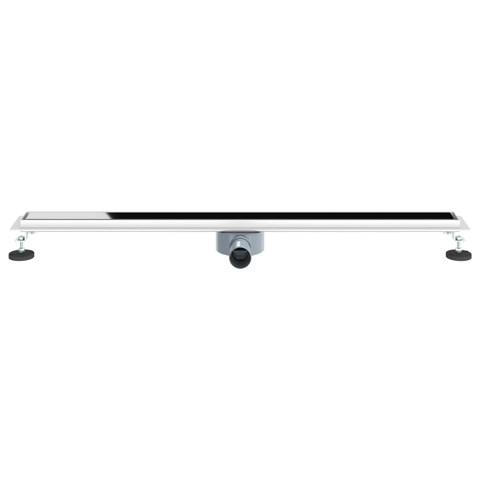 Scarico doccia con copertura in vetro e sifone a 360° 100 cm | homemem39