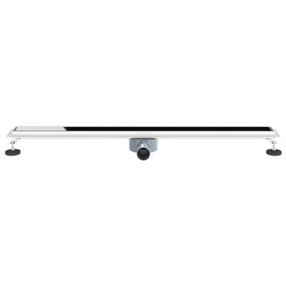 Scarico doccia con copertura in vetro e sifone a 360° 100 cm | homemem39