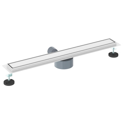 Scarico doccia 2-in-1 con sifone a 360° Argento 70 cm | homemem39