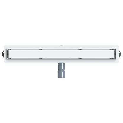 Scarico doccia 2-in-1 con sifone a 360° Argento 70 cm | homemem39