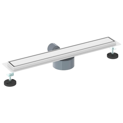 Scarico doccia 2-in-1 con sifone a 360° Argento 60 cm | homemem39