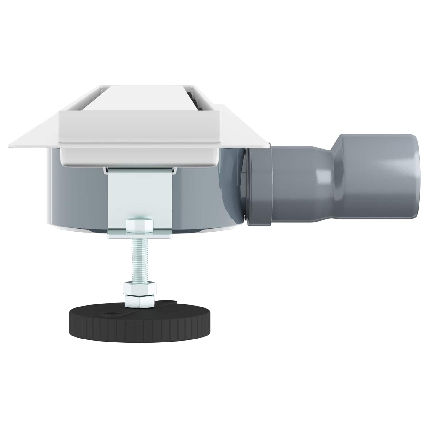 Scarico doccia 2-in-1 con sifone a 360° Argento 60 cm | homemem39