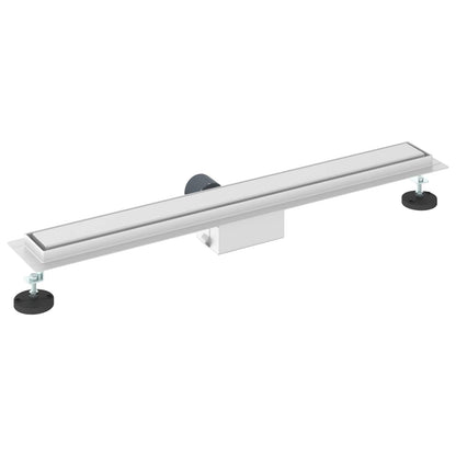 Drenaggio doccia 2 in 1 Argento 80 cm Acciaio Inox 304