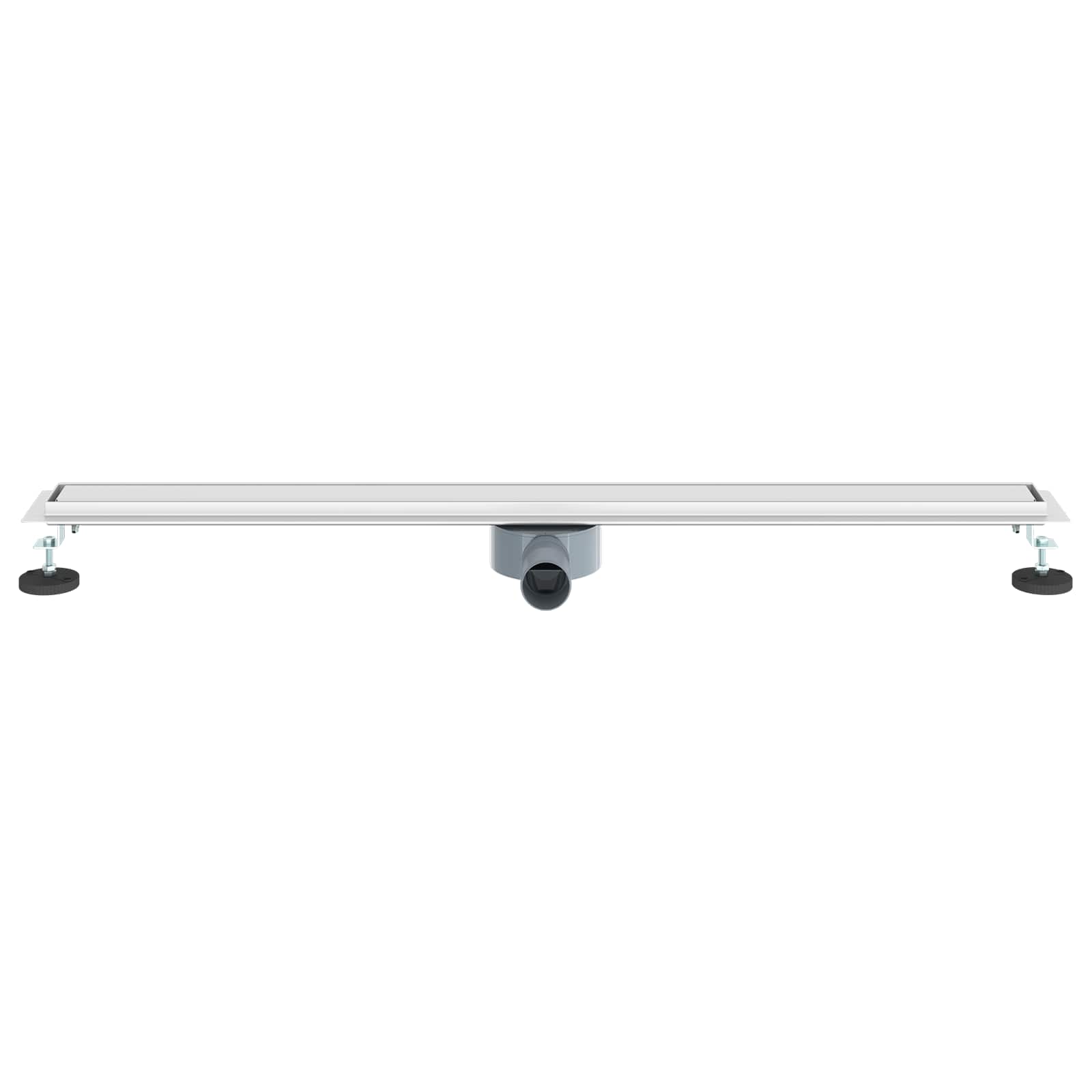 Scarico doccia 2-in-1 con sifone a 360° Argento 100 cm | homemem39