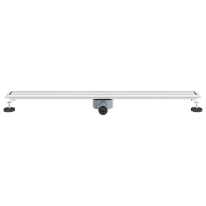 Scarico doccia 2-in-1 con sifone a 360° Argento 100 cm | homemem39