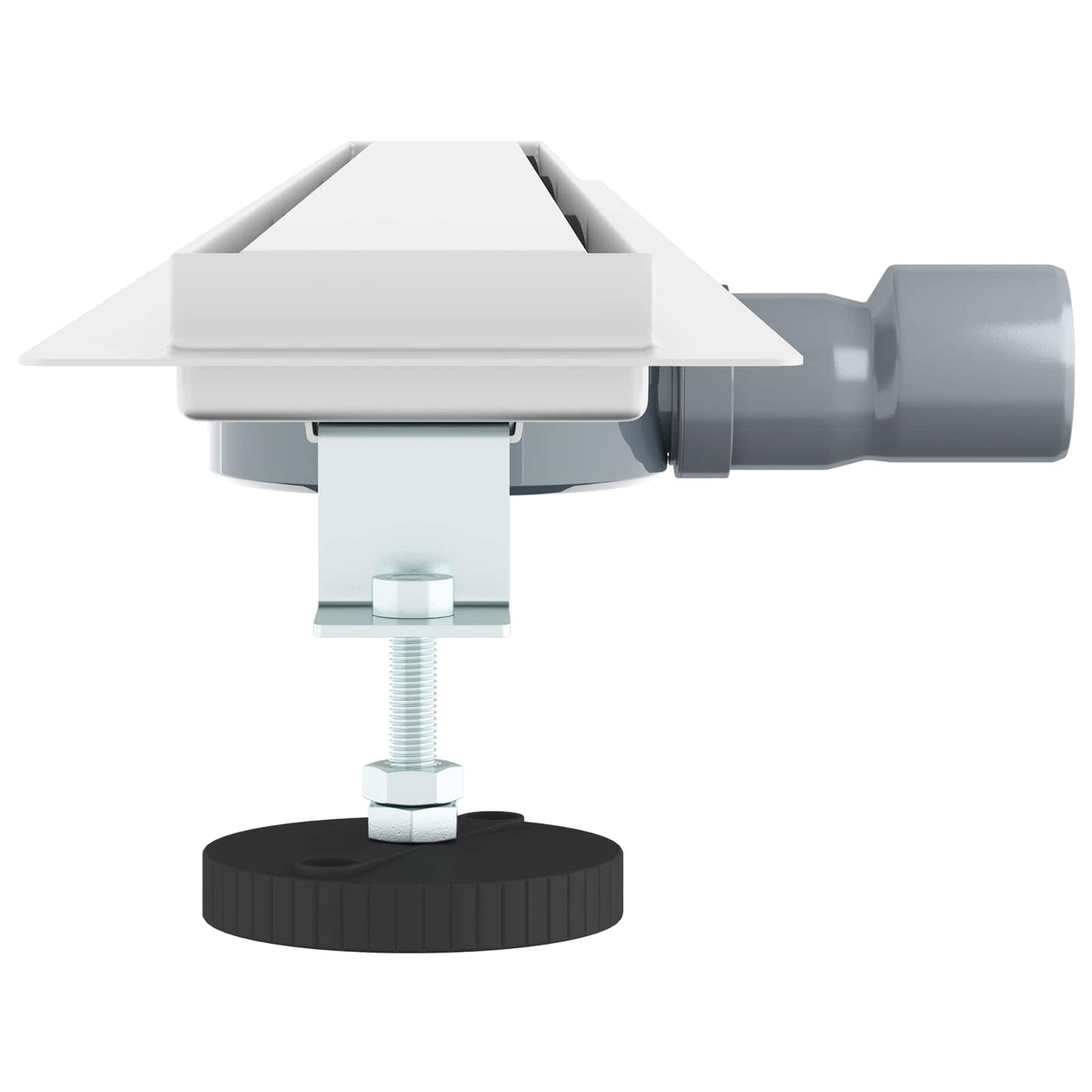 Scarico doccia 2-in-1 con sifone a 360° Argento 100 cm | homemem39