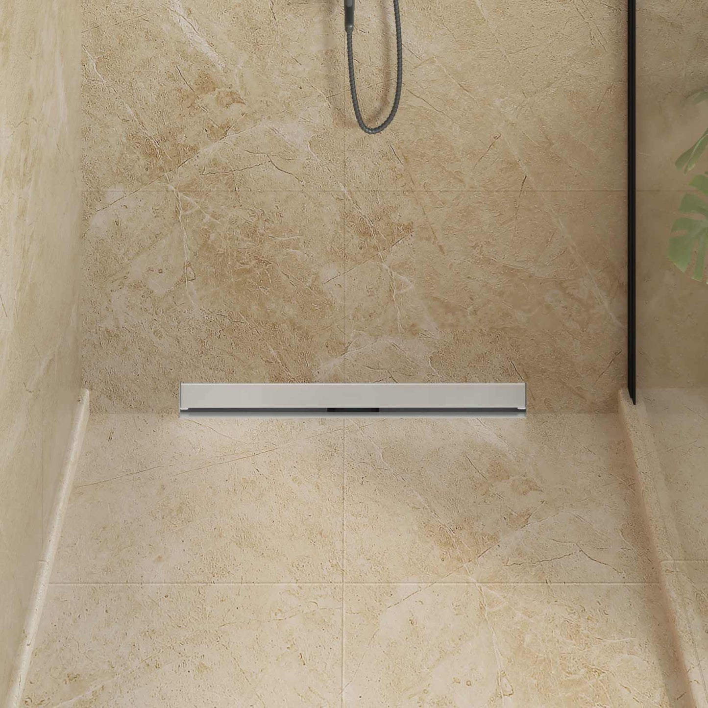 Scarico Doccia da Parete Argento 70 cm Acciaio Inox 304 | homemem39