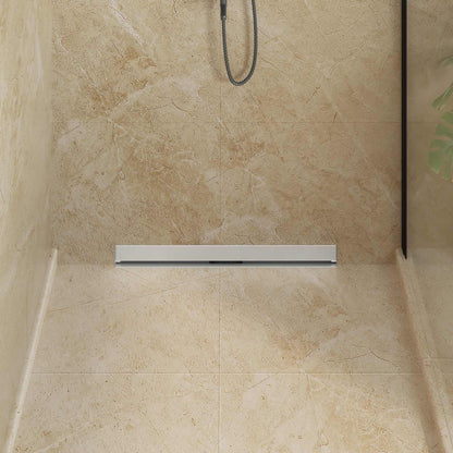 Scarico Doccia da Parete Argento 70 cm Acciaio Inox 304